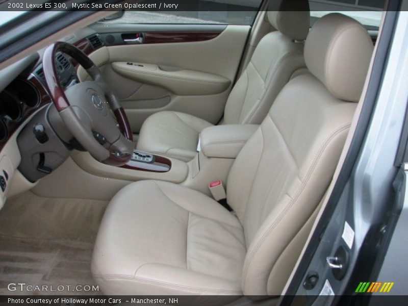 Mystic Sea Green Opalescent / Ivory 2002 Lexus ES 300