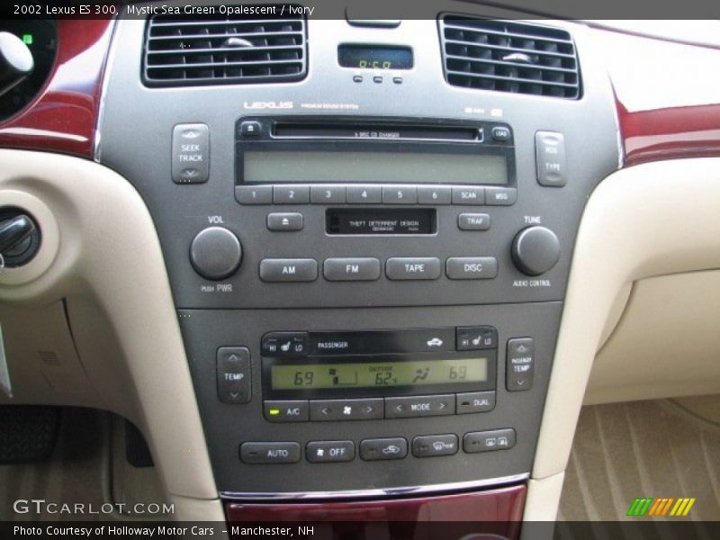 Mystic Sea Green Opalescent / Ivory 2002 Lexus ES 300