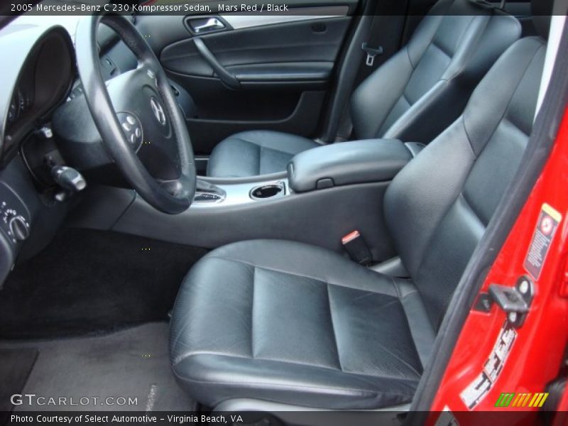Mars Red / Black 2005 Mercedes-Benz C 230 Kompressor Sedan
