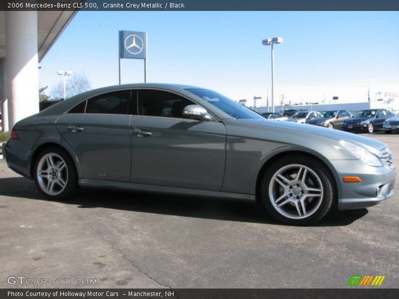 Granite Grey Metallic / Black 2006 Mercedes-Benz CLS 500