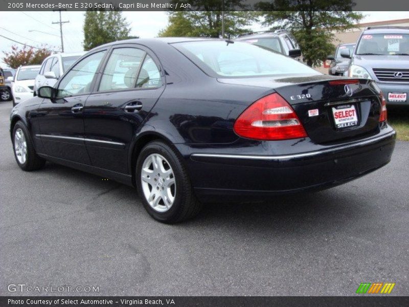 Capri Blue Metallic / Ash 2005 Mercedes-Benz E 320 Sedan
