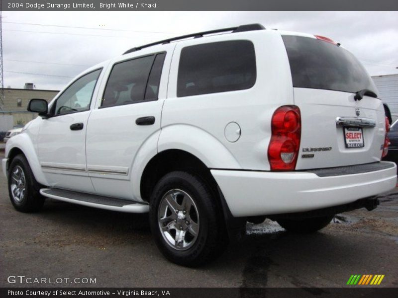 Bright White / Khaki 2004 Dodge Durango Limited