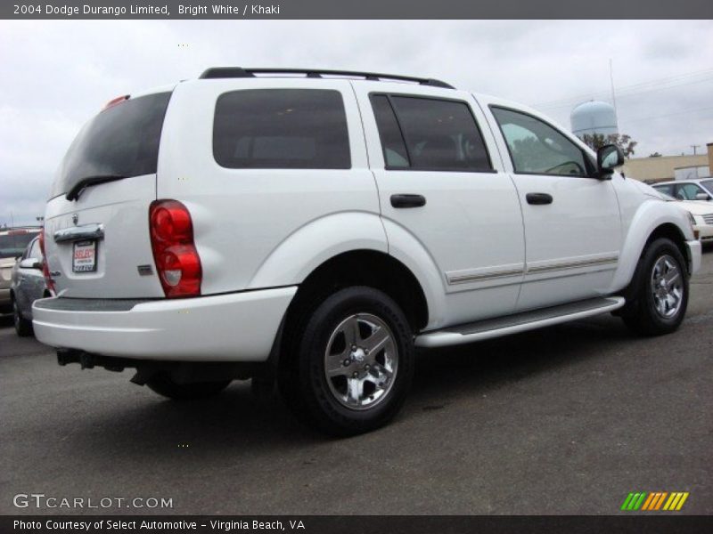 Bright White / Khaki 2004 Dodge Durango Limited