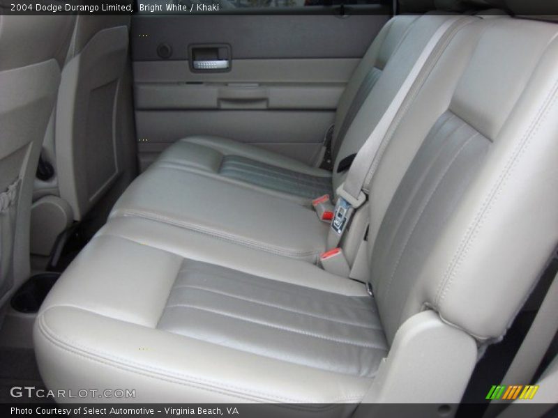 Bright White / Khaki 2004 Dodge Durango Limited