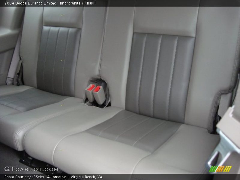 Bright White / Khaki 2004 Dodge Durango Limited