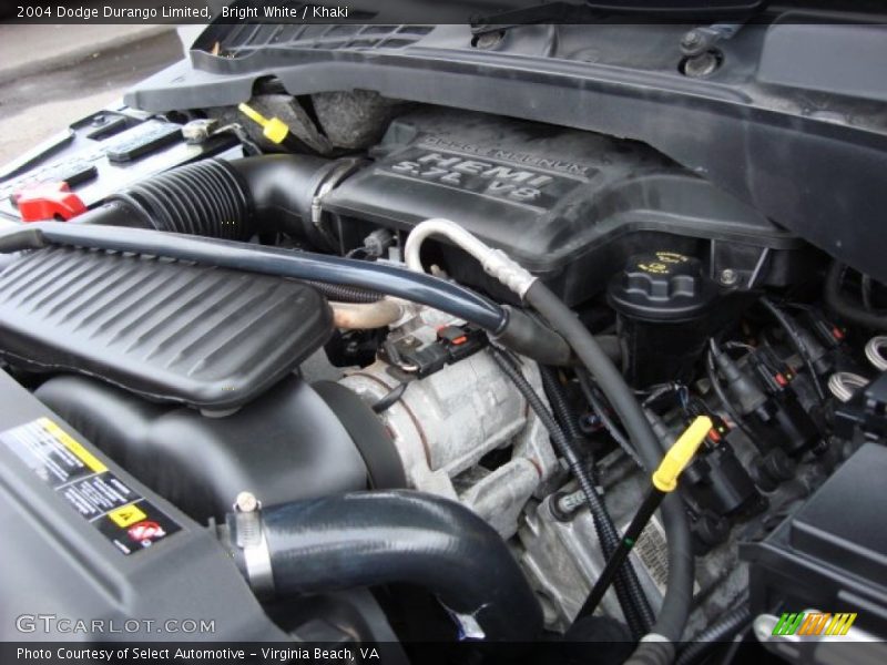  2004 Durango Limited Engine - 5.7 Liter HEMI OHV 16-Valve V8
