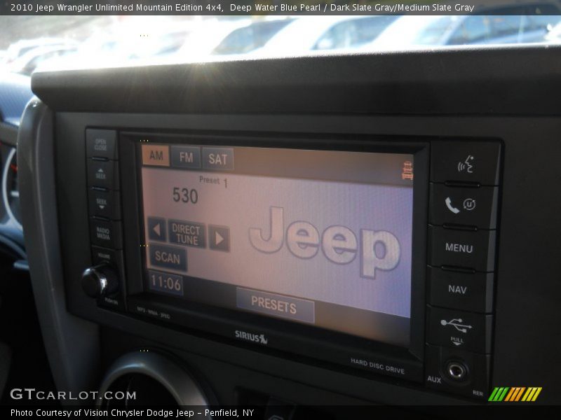 Deep Water Blue Pearl / Dark Slate Gray/Medium Slate Gray 2010 Jeep Wrangler Unlimited Mountain Edition 4x4