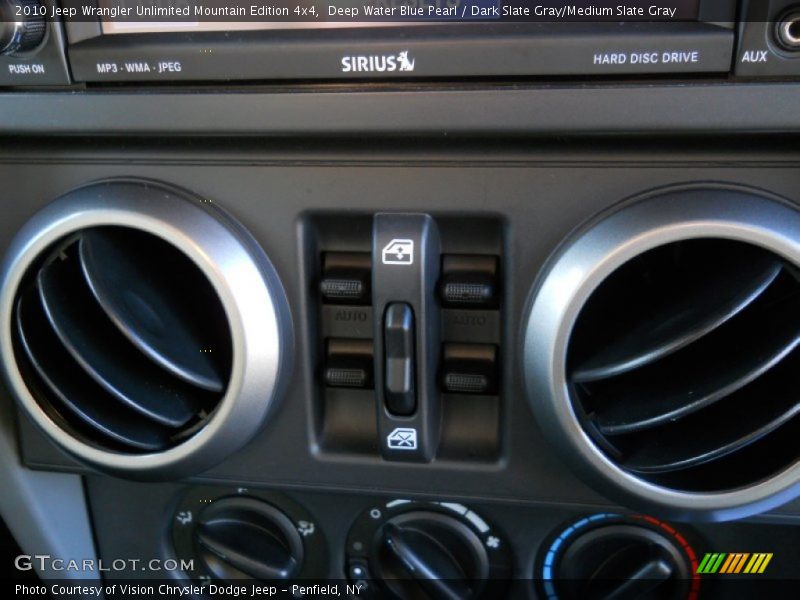 Deep Water Blue Pearl / Dark Slate Gray/Medium Slate Gray 2010 Jeep Wrangler Unlimited Mountain Edition 4x4