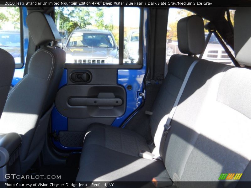 Deep Water Blue Pearl / Dark Slate Gray/Medium Slate Gray 2010 Jeep Wrangler Unlimited Mountain Edition 4x4