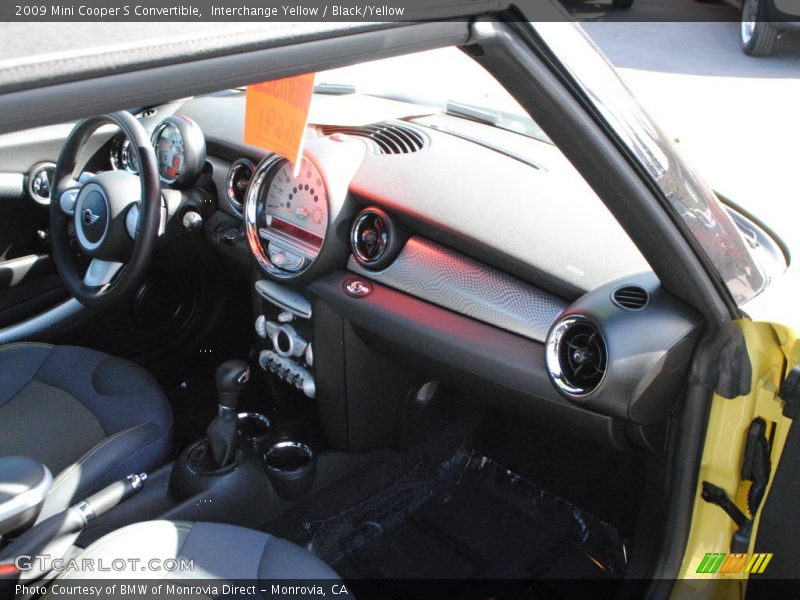 Interchange Yellow / Black/Yellow 2009 Mini Cooper S Convertible
