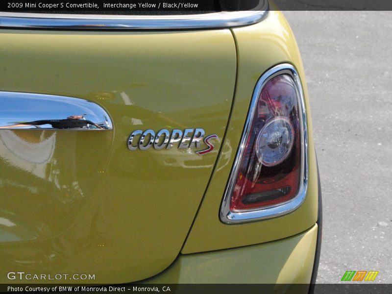 Interchange Yellow / Black/Yellow 2009 Mini Cooper S Convertible