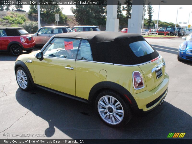 Interchange Yellow / Black/Yellow 2009 Mini Cooper S Convertible