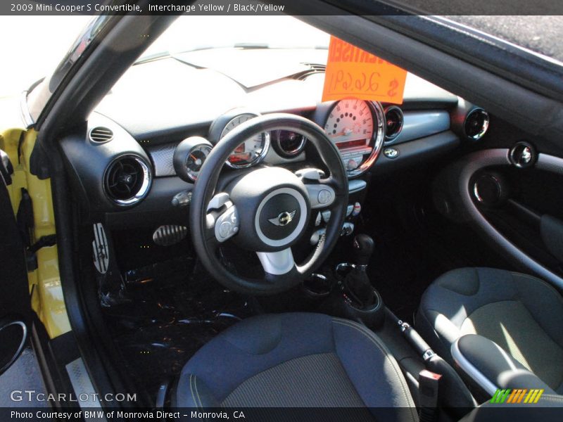 Interchange Yellow / Black/Yellow 2009 Mini Cooper S Convertible