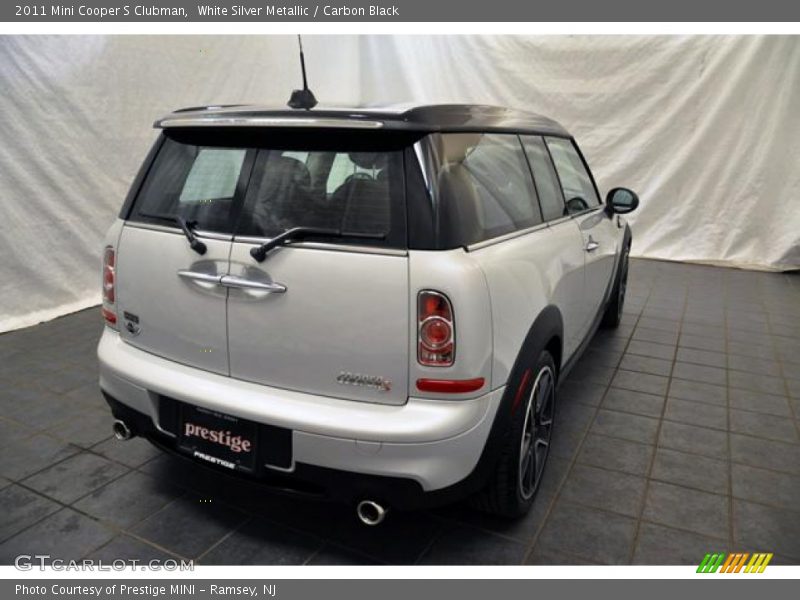 White Silver Metallic / Carbon Black 2011 Mini Cooper S Clubman