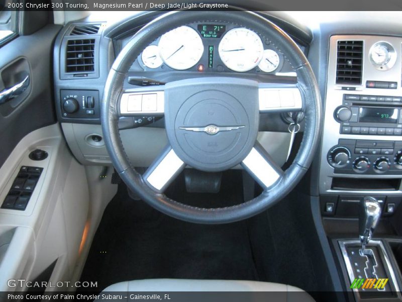 Magnesium Pearl / Deep Jade/Light Graystone 2005 Chrysler 300 Touring