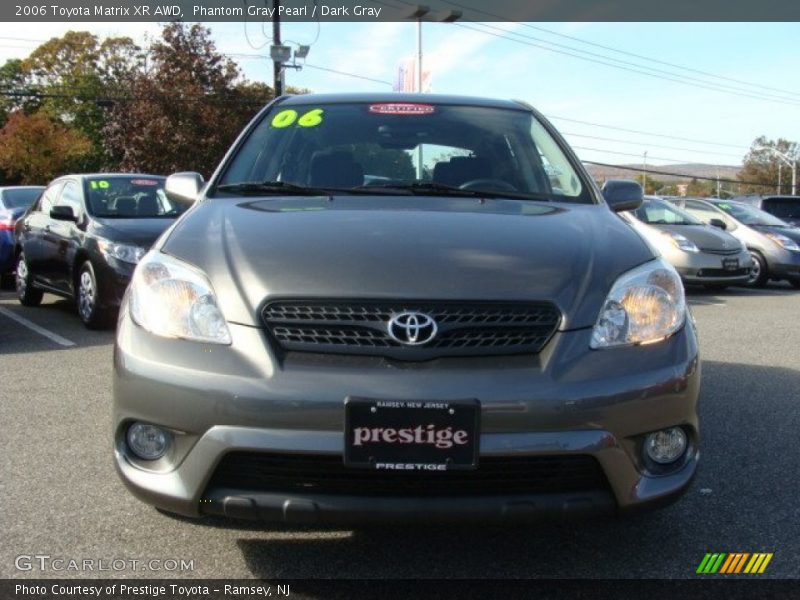 Phantom Gray Pearl / Dark Gray 2006 Toyota Matrix XR AWD