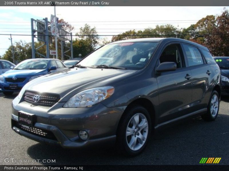 Phantom Gray Pearl / Dark Gray 2006 Toyota Matrix XR AWD
