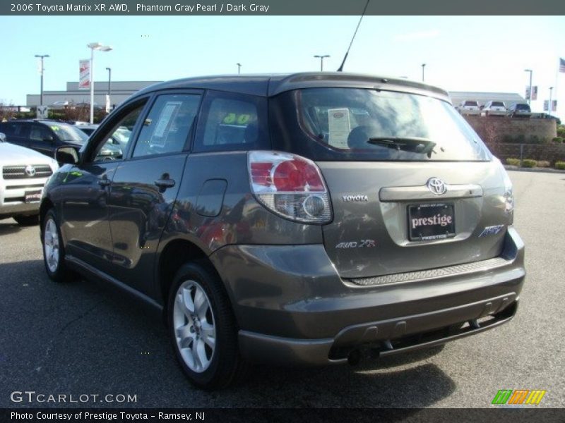 Phantom Gray Pearl / Dark Gray 2006 Toyota Matrix XR AWD