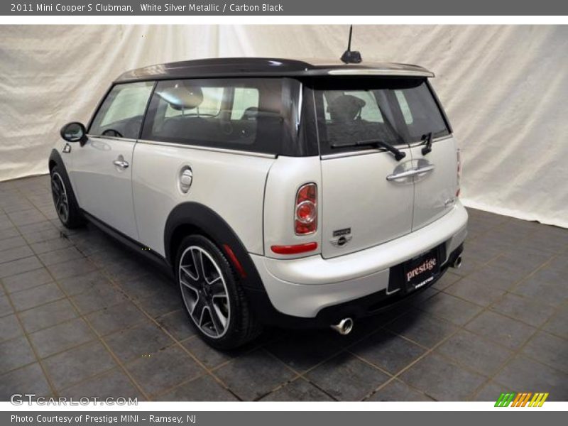 White Silver Metallic / Carbon Black 2011 Mini Cooper S Clubman