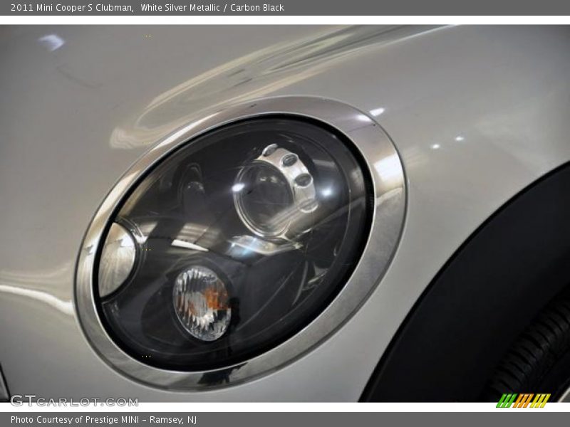White Silver Metallic / Carbon Black 2011 Mini Cooper S Clubman