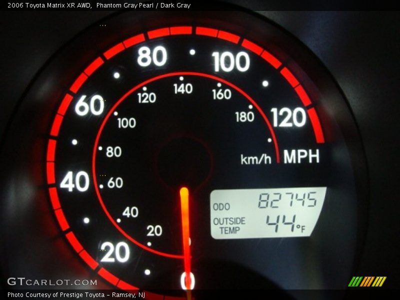 Phantom Gray Pearl / Dark Gray 2006 Toyota Matrix XR AWD