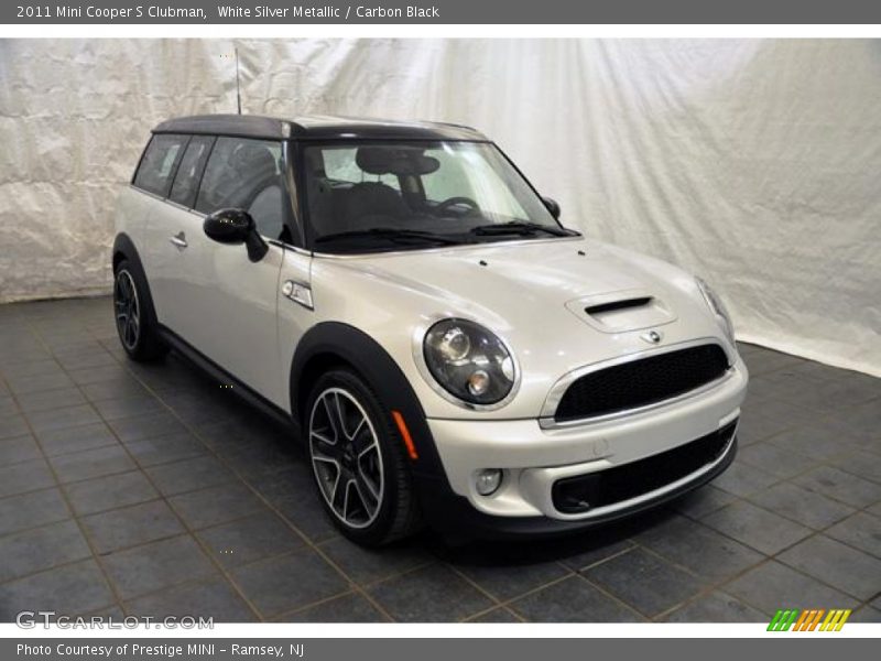 White Silver Metallic / Carbon Black 2011 Mini Cooper S Clubman