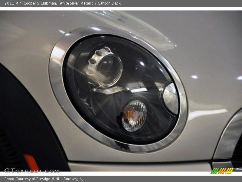 White Silver Metallic / Carbon Black 2011 Mini Cooper S Clubman
