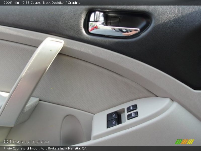 Black Obsidian / Graphite 2006 Infiniti G 35 Coupe