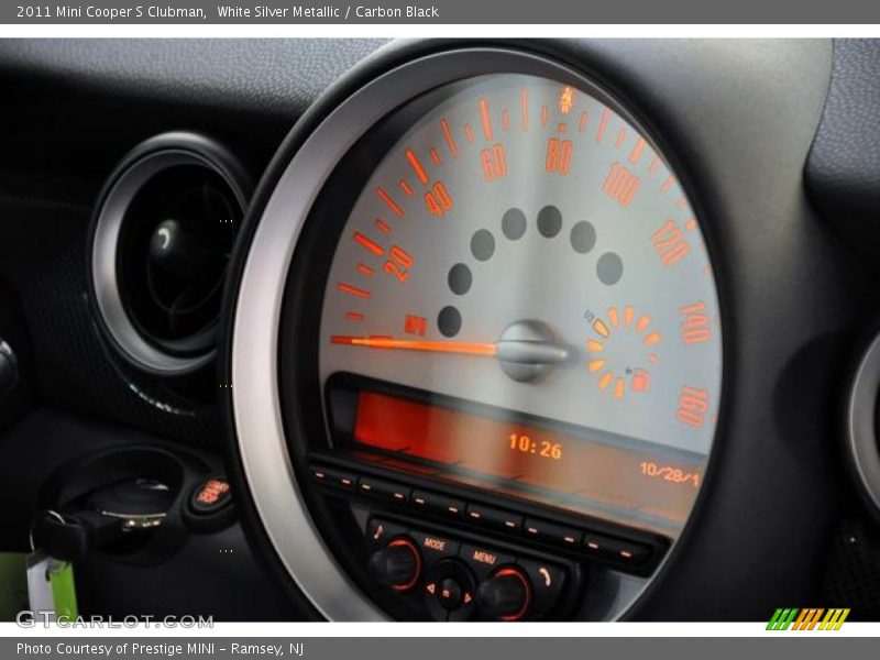 White Silver Metallic / Carbon Black 2011 Mini Cooper S Clubman