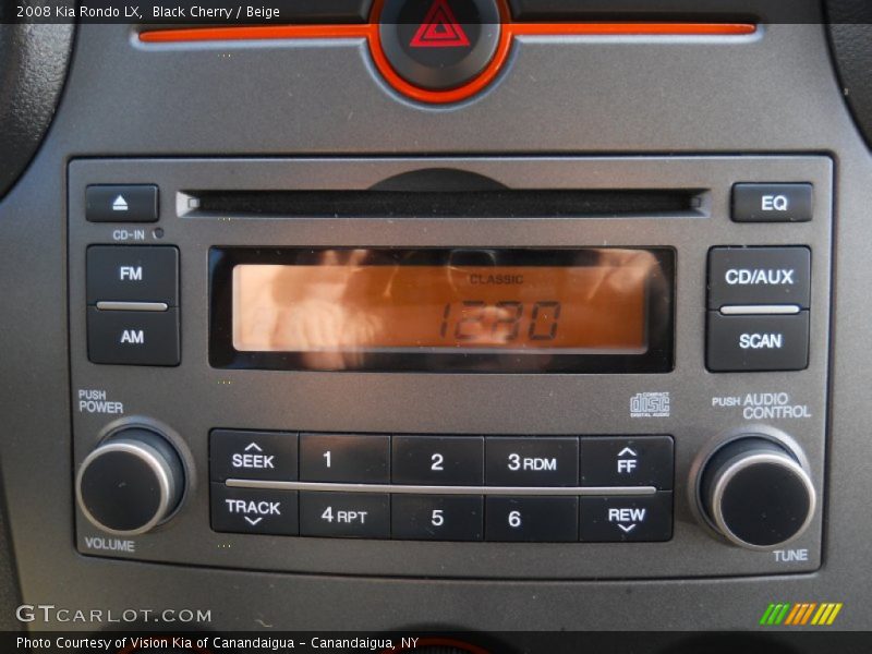 Audio System of 2008 Rondo LX