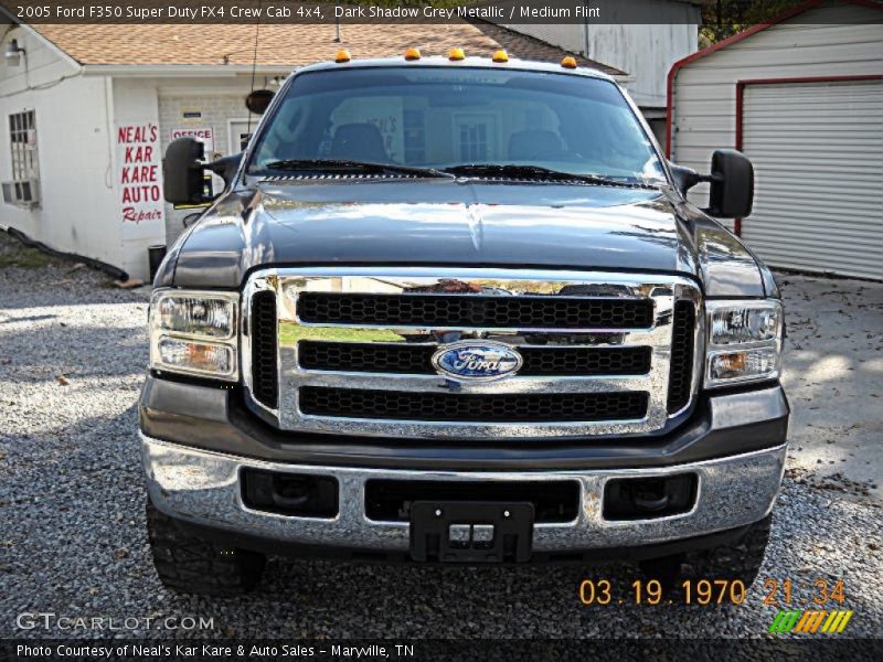 Dark Shadow Grey Metallic / Medium Flint 2005 Ford F350 Super Duty FX4 Crew Cab 4x4