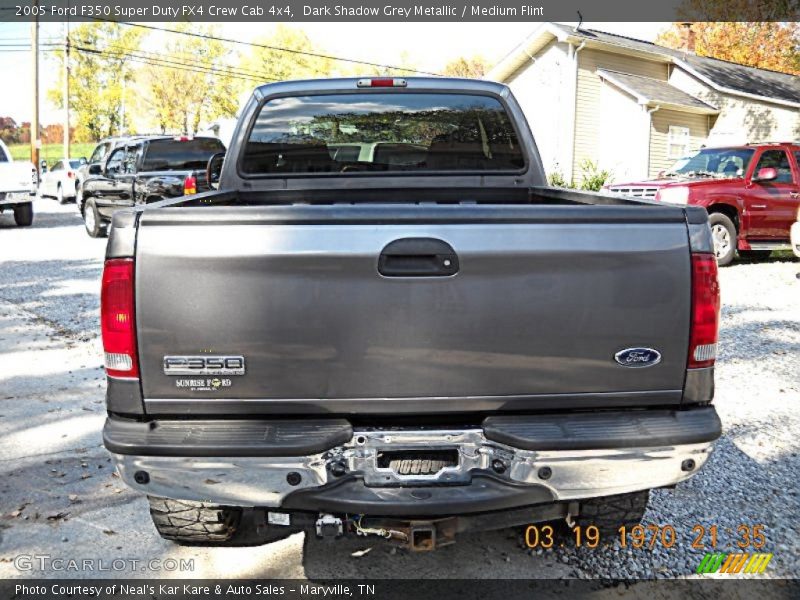 Dark Shadow Grey Metallic / Medium Flint 2005 Ford F350 Super Duty FX4 Crew Cab 4x4