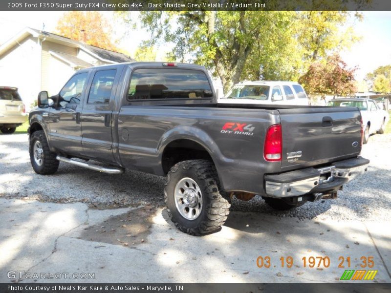 Dark Shadow Grey Metallic / Medium Flint 2005 Ford F350 Super Duty FX4 Crew Cab 4x4