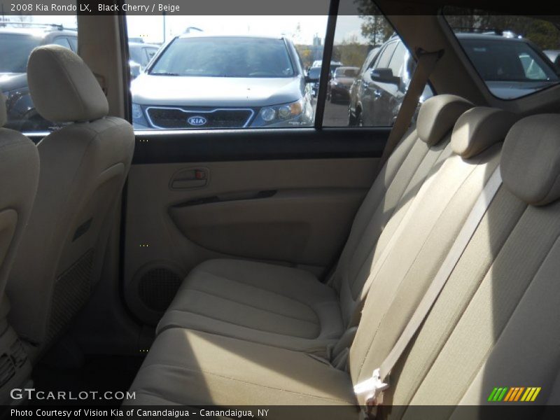 Black Cherry / Beige 2008 Kia Rondo LX