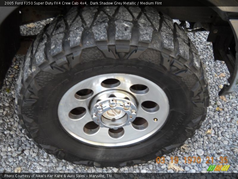 Dark Shadow Grey Metallic / Medium Flint 2005 Ford F350 Super Duty FX4 Crew Cab 4x4