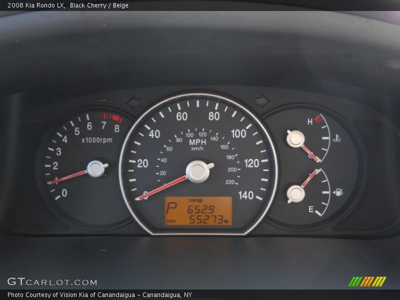  2008 Rondo LX LX Gauges