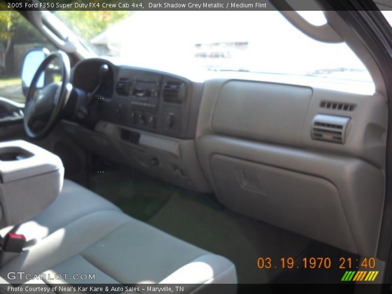 Dark Shadow Grey Metallic / Medium Flint 2005 Ford F350 Super Duty FX4 Crew Cab 4x4