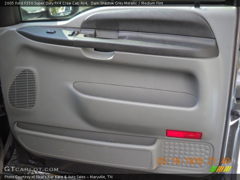 Dark Shadow Grey Metallic / Medium Flint 2005 Ford F350 Super Duty FX4 Crew Cab 4x4