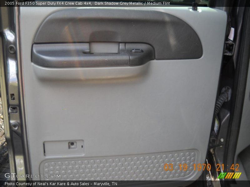 Dark Shadow Grey Metallic / Medium Flint 2005 Ford F350 Super Duty FX4 Crew Cab 4x4