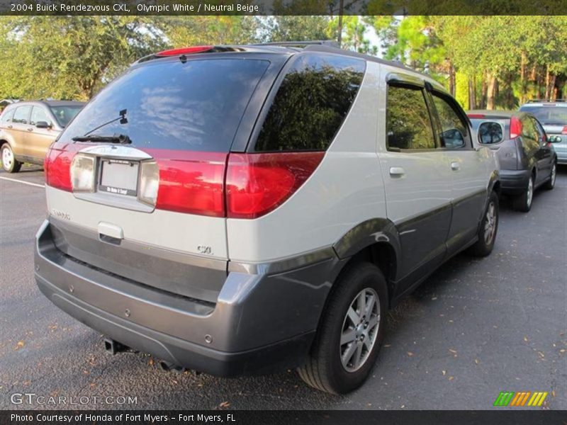 Olympic White / Neutral Beige 2004 Buick Rendezvous CXL