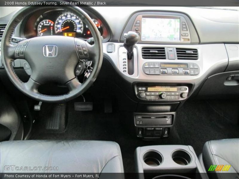 Silver Pearl Metallic / Black 2008 Honda Odyssey Touring