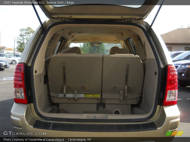 Sonora Gold / Beige 2007 Hyundai Entourage GLS