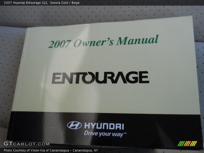 Sonora Gold / Beige 2007 Hyundai Entourage GLS