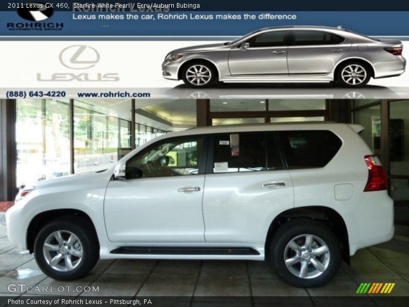 Starfire White Pearl / Ecru/Auburn Bubinga 2011 Lexus GX 460