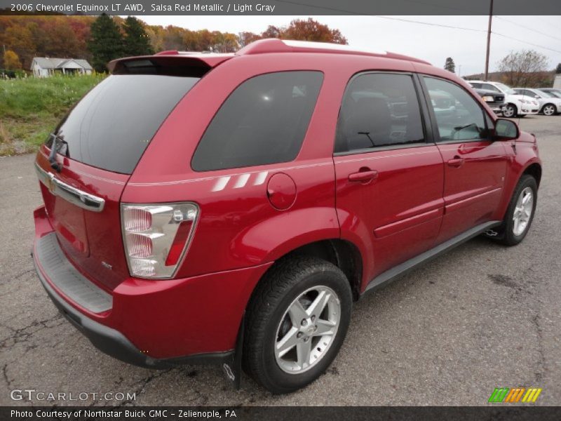 Salsa Red Metallic / Light Gray 2006 Chevrolet Equinox LT AWD