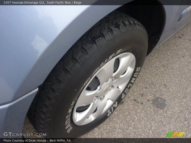 South Pacific Blue / Beige 2007 Hyundai Entourage GLS