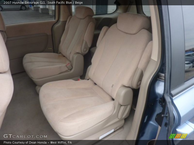 South Pacific Blue / Beige 2007 Hyundai Entourage GLS