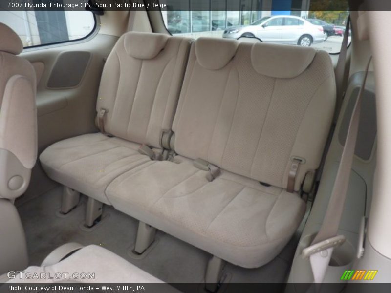 South Pacific Blue / Beige 2007 Hyundai Entourage GLS