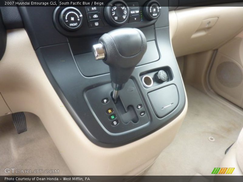 South Pacific Blue / Beige 2007 Hyundai Entourage GLS