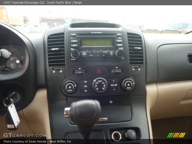 South Pacific Blue / Beige 2007 Hyundai Entourage GLS